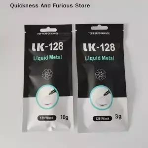 TO1Pc 1g/3g/5g LK128 액체 금속 열 페이스트 C G 그래픽 카드 노트북 냉각 전도성 실리콘 그리스 시트