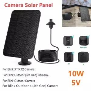 충전식 배터리 태양 패널 키트 4m 케이블 및 고무 플러그 크 야외 3/4 XT/XT2 4W 5V 2000mAh