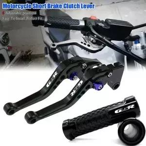 스즈키 GSR 750 20112018 600 20062011 400 20082012 오토바이 짧은 브레이크 클러치 레버 핸들 그립에