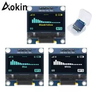0.96 인치 OLED 디스플레이 화면 모듈 SSD1306 I2C IIC SPI 직렬 128x64 Arduino 32 8266 용 3.3V5V