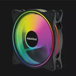 KIMDOOLE 컴퓨터 케이스 팬 고정 RGB PC 120mm 12V C 방열 게임 콘솔 냉각 환기