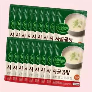 비비고 저나트륨 사골곰탕 500G 18개 4524543