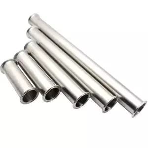 19mm102mm 3/4 1 11/2 2 21/2 3 페룰 클램프가 있는 위생 트라이 유형 스풀 튜브 SS304 길이