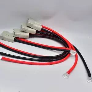 50A 120A 175A 고전류 2핀 전원 커넥터 8/6/4/2/0 AWG 초연질 실리콘 케이블 지게차 배터리 충전 플러그