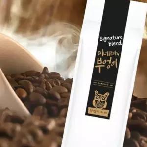 커피 원두 미네르바의숨소리 200g 블렌딩 당일로스팅