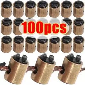100/10Pcs 스로틀 케이블 스톱 볼트 핀 50CC250CC CRF BBR KLX ATV BT200X 미니 자전거 오프로드 오토바이