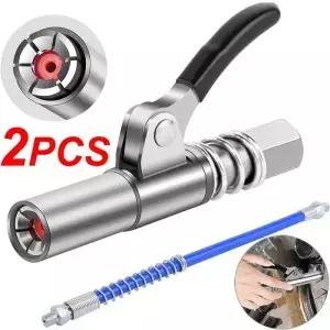 12pcs 그리스 건 커플러 1/8 Npt 10000 PSI 헤비 듀티 퀵 릴리스 펌프 프레스 수리 도구
