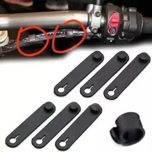 6PCS 고무 오토바이 케이블 고정 관계 57mm 배선 밴드 Motorcr 자전거 Sccoter에 대 한 내구성