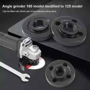 1 쌍 앵글 그라인더 금속 압력 플레이트 내부 외부 플랜지 너트 나사산 교체 도구 20MM 보어 커팅 용