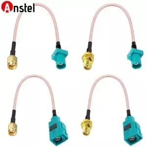 Fakra Z 차량용 GPS 안테나 어댑터 케이블 RG316 SMA 남성파크라Z 여성 RF 동축 피그 자동차 라디오용
