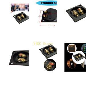 K32C 크리스털 구리 스피커 단자 컵 커넥터 사각 상자바나나 도금 플러그 2개 포함