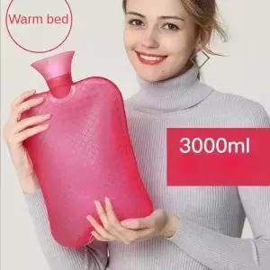 3000ml 대용량 물 병 주입 난방 발 침대 따뜻한 이불 Pvc 주전자 가방