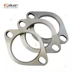 Eplus 자동차 오토바이 배기관 머플러 플랜지 2 홀 304 스테인레스 스틸 51MM 6M