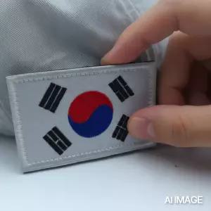 또렷한 태극기패치 옷에붙이는패치 특전사 주짓수 컴뱃셔츠 응원 견장