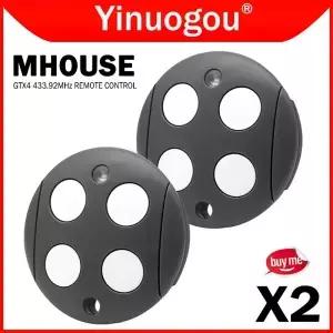Myhouse Mhouse GTX4 차고/게이트 리모컨 433.92MHz TX3 MOOVO MT4