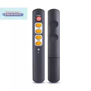 1Pcs 스마트 컨트롤러 TV STB DVD DVB VCR용 6 큰 버튼이 있는 범용 학습 리모컨