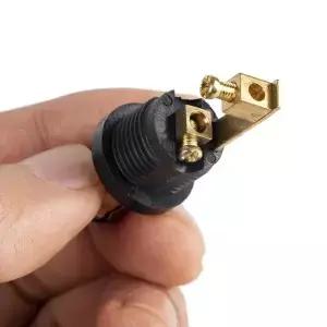 1개 12V 라이터 어댑터 커넥터 DIY DIN 헬라 남성 플러그 파워렛 유럽형 BMW 오토바이용