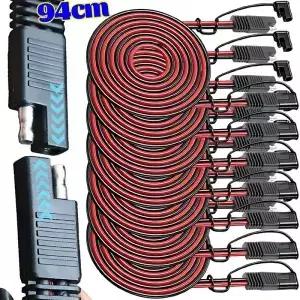 2/1개 배터리 충전 케이블 SAE to 12V36V 퀵 디스커넥트 연장 방수 차량용 16AWG 라인