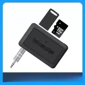 2 in 1 무선 5.3 블루투스 리시버 트랜스미터 차량용 키트 MP3 플레이어 Aux 3.5 Poq S 뮤직 TF 카드 U