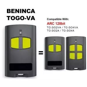12pcs 베닌카 TO GO 2VA 차고 문 원격 제어 43Hz 코드 Beninca 2WV IO.2WV LO T2WMR 게이트 오프너