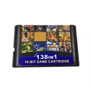 Megadrive Genesis 콘솔용 138 게임 카트리지 Sega 인 1 카드