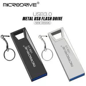 고속 USB 3.0 미니 금속 플래시 드라이브 16GB Pendrive 방수 펜 메모리 스틱 열쇠 고리