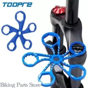 MTB 자전거 서스펜션 프론트 포크 캡 렌치 도구 SR Suntour XCR XCT XCM RST 24mm 에어 8T 12T