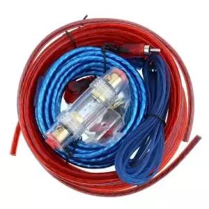 1500W 자동차 전력 배선 키트 8GA 오디오 스피커 60 AMP 퓨즈 홀더 와이어 부품