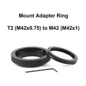 T2용 T2M42 M42x0.75 마운트 M42 M42x1 카메라 망원경용 어댑터 링 TM42