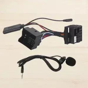 자동차 라디오 오디오 음악 장치 블루투스 호환 배선 커넥터 VW RCD 510 300 310 용 스테레오 플러그