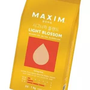 맥심 시그니처 블렌드 라이트블로섬 1kg 동서식품