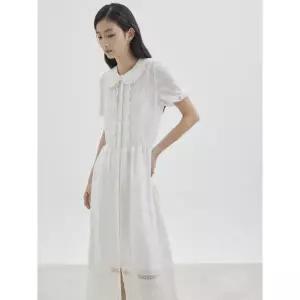 [롯데백화점]쥬크 프릴카라 레이스 롱 원피스 Z262MSE020