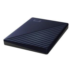 WD 2TB 마이 패스포트 Mac용 휴대용 외장 하드 드라이브 HDD USB 호환 블루 WDBA2D0020BBL WESN