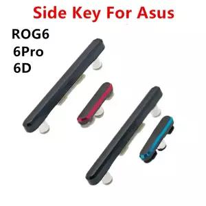 Rog6 Rog6Pro 사이드 키 ASUS ROG Phone 6 Pro 6Pro 6D 전원 켜기 끄기 볼륨 업 다운 버튼 하우징 수리 부