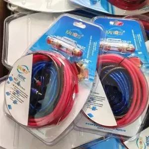 1500W 자동차 오디오 스피커 배선 키트 8Ga 60Amp 서브우퍼 퓨즈 홀더 와이어 케이블 차량 수정 부품
