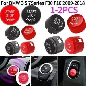 자동차 엔진 시동 정지 스위치 단추 교체 커버 BMW F30 F10 F02 320 520 525 730 740 3 5 7 시리즈