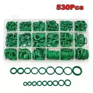 530Pcs 고무 O링 켓 자동차 A/C 시스템 R134a 에어컨 와셔 세트에 대 한 18 키트