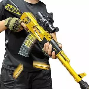 AK47 너프건 스펀지총 탄피배출 총알 리얼샷 성인