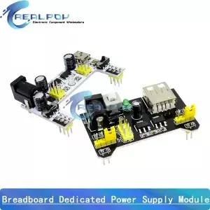 MB102 브레드보드 전용 전원 공급 모듈 미니 USB 블랙 화이트 2웨이 3.3V 5V 무납땜