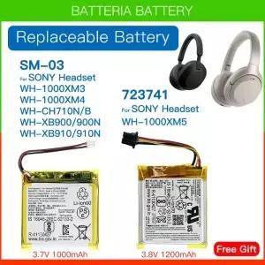 소니 WH1000xM3WH1000XM4WHCH710N/B WHXB900 723741 배터리용 SM03 교체
