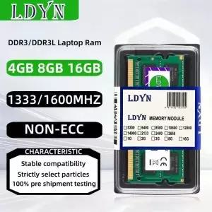 DDR3 4GB 133Hz 1600MHz 노트북 메모리 램 PC310600 SOM 1.5V 204핀 NONECC