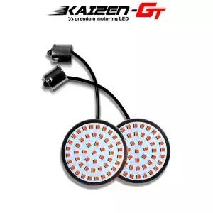 레드 1156 48SMD LED 후면 방향 지시등 인서트 전구 할리 데이비슨 로드 킹 울트라 오토바이용