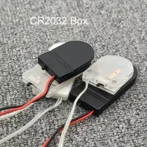 5PCS CR2032 배터리 홀더 버튼 코인 셀 케이스 ON/OFF 스위치 와이어 3V/6V