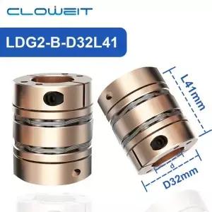 Cloweit LDG2BD32L41 샤프트 커플러 고강도 연결 모터용 커플링 8 나사