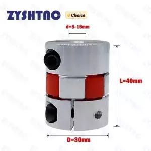 플럼 클램프 커플러 샤프트 CNC 조 커플링 BW 커플 시리즈 1PC D30 L40 5/6.35mm