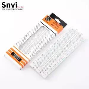 Snvi 830 포인트 브레드보드 MB102 솔더리스 브레드 보드 대형 PCB 165x56mm Arduino 32 Raspberry Pi DIY