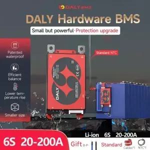 Daly BMS 6s 18650 배터리 24V 밸런서 NTC NMC 이온 20A 30A 40A 60A 80A 100A 150A 200A