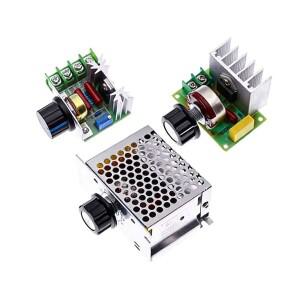 1피스 2000W 110V-220V SCR 조정 가능 전동 속도 컨트롤러 제어 디밍 조광기 전압 온도 조절기 고전력