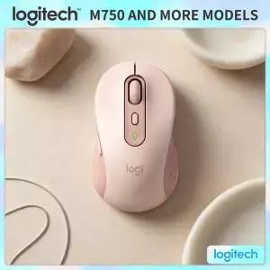 사일런트 M750 시그니처 마우스 90 소음 감소 부드러운 받침대 20개월 배터리 수명 학습 필수품