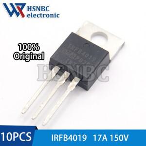 10피스 IRFB4019 TO-220 17A 150V N 채널 전력 MOSFET 트랜지스터 100% 새 원본